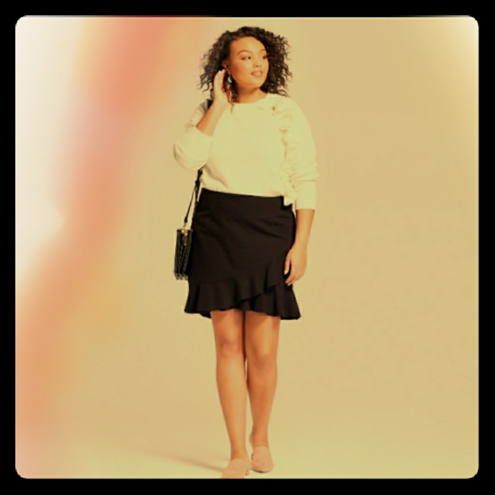 NWT a new day ruffled hem skirt size 20w